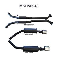 VU VY VZ V8 Ute 2.5in L & R Catback Hotdog/Muffler