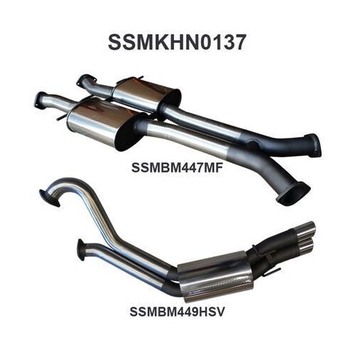 VY V8 HSV Sedan 3in Dual Catback Muffler/Muffler